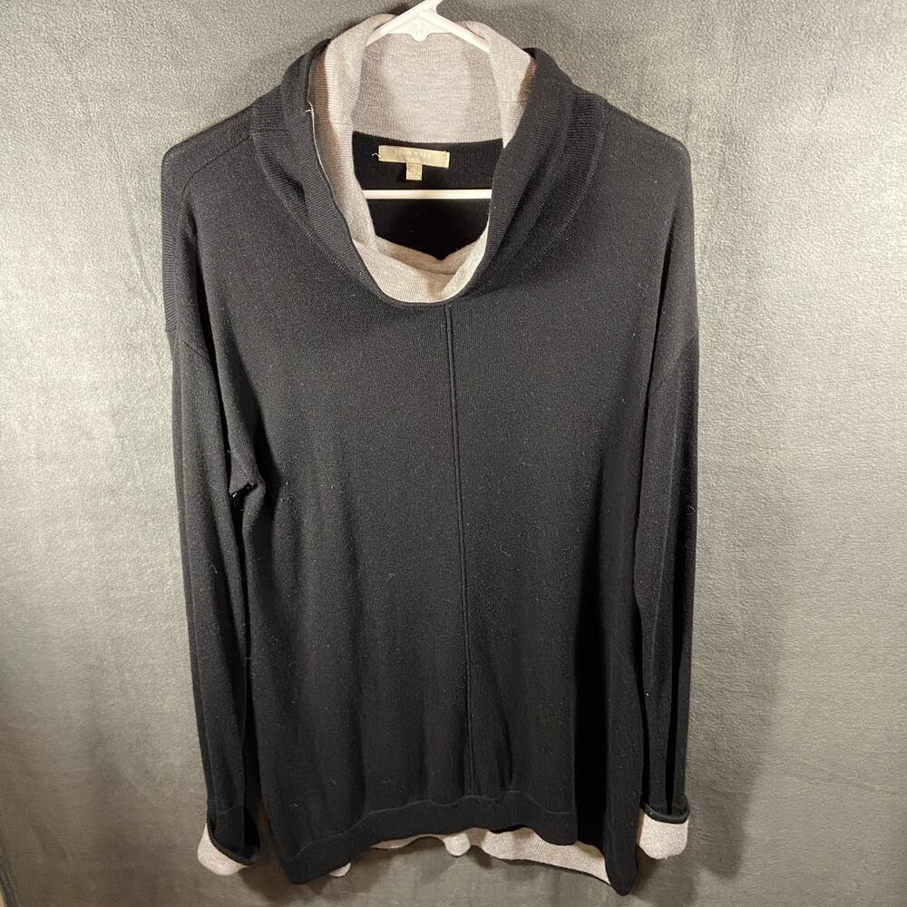 Joan vass women cashmere sweater dress xl quiet luxury minimalist neutral